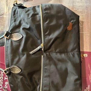 Authentic Dooney and Burke nylon black shoulder bag/Crossbody/tote bag